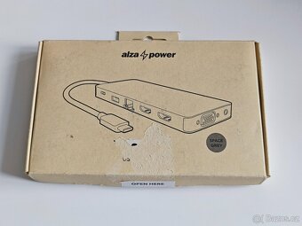 USB-C Hub AlzaPower 12v1 hliníkový - 6