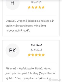 ALFAPUMPY HC32 230V, ponorné čerpadlo, plovák - 6