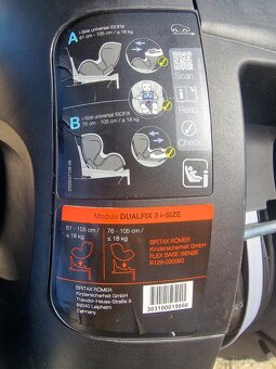 Britax romer set (vajíčko + základna + pokračovací sedačka) - 6