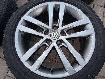 alu kola 5x100 r16 VW Polo a letní 215/45/16 - 6