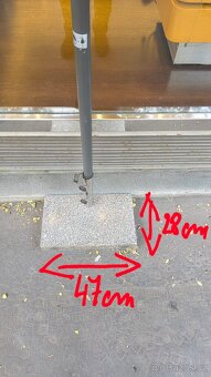 Slunečník 260 cm s podstavcem - 6