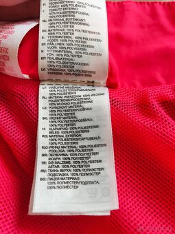 Dívčí lehká sportovní bunda ADIDAS růžová pro 11-12 let - 6