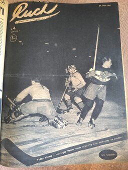 Zviazané športové časopisy Ruch, ročník V., rok 1950 - 6