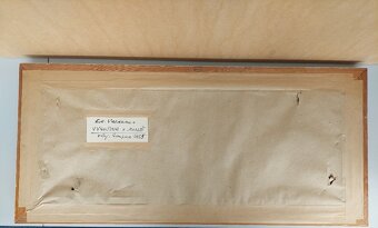 Eduard Valdhans - Vysočina v zimě 1985, obří olejová tempera - 6