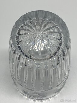 váza velká křišťálová váza broušená sklárna poděbrady - 6