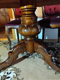 Jídelní Italská sestava , masiv Anglický dub - 6