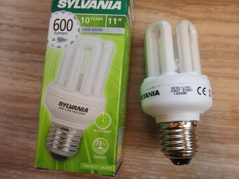 Sylvania kompaktní mini-zářivka 11W 4000K E27 18ks - 6