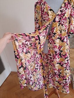 Zavinovací midi šaty Lindex, vel. M - 6