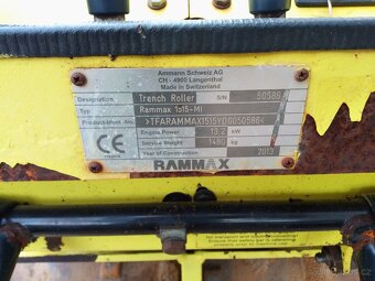 příkopový válec RAMAX 1515,jezek,jezkovy válec,hutnení,wacke - 6