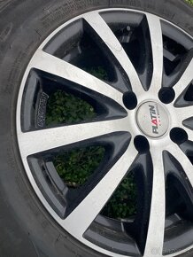 ALU kola R15 Platin P69 + letní pneu + TPMS senzory - 6