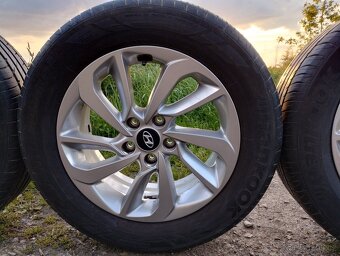 Originál ALU kola Hyundai Tucson R17 + letní pneu - 6