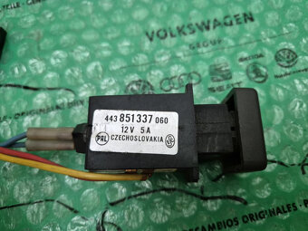 spínač ostřikovače světel hnědý Škoda Favorit do 1292 115939 - 6