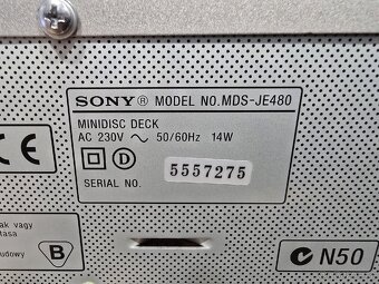 Sony MDS JE 480 LP ve stavu nového přístroje - 6