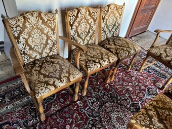 Set dubových jídelních židlí, 4901 - 6