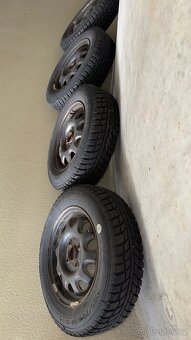 Plechové disky 4x100 R14 pneu vraník - 6