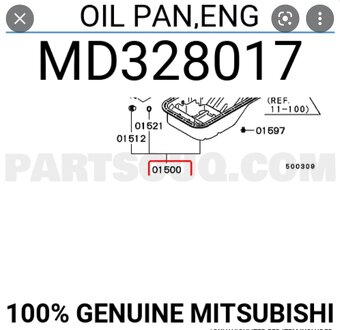 Olejova vaňa mitsubishi l200 l300 pajero sport NOVÁ - - 6