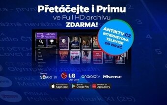 AntikTV voucher 12 měsíců IPTV sledovaniTV LepsiTv oneplay - 6