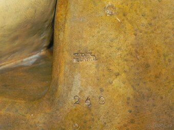 Staré krbové hodiny Bechyně - 6