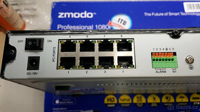 ZMODO 8-kanálový rekordér NVR + 4x IR IP kamera 1080P s PoE - 6
