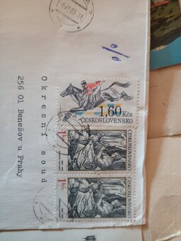 Různé dokumenty, známky, pohlednice. - 6