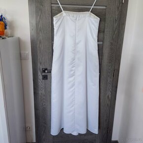 Jednoduché svatební šaty vel. 42/44 - 6