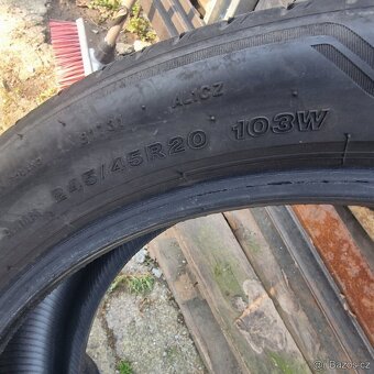 PRODÁM 2 LETNÍ PNEU BRIDGESTONE 245/45/20, CENA JE ZA 2 KUSY - 6