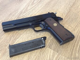 Colt M1911A1 Tokyo Marui GBB – TOP STAV + 2 zásobníky + kuli - 6