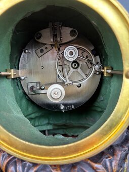 Starožitné francouzské krbové hodiny - 6