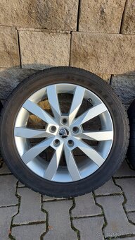 alu Kola 5x112 r17 Crystal škoda Octaviia III Face - 6