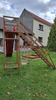 Dětské hřiště zahradní se skluzavkou - 6