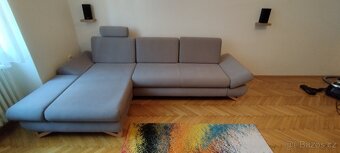 Rozkládací sedací souprava ve skvělém stavu - 6
