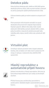 GPS GSM SOS tlačítko pro seniory s detekcí pádu - 6
