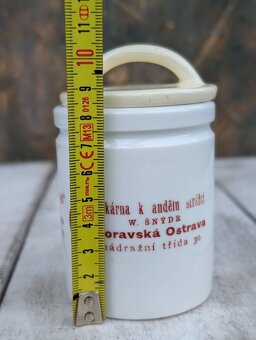 Starožitná lékárenská stojatka. Moravská Ostrava. - 6