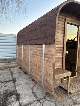 ZAHRADNÍ SUDOVÁ SAUNA QUADRO 340 cm 3QL - 6