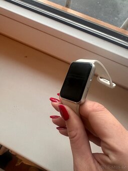 Chytrý náramek Samsung Galaxy fit 3 střilbrno bílý - 6
