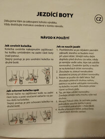 Jezdící, kolečkové boty dětské velikost 32 vhodné jako dárek - 6