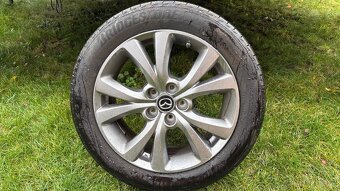 Originální alu disky Mazda R18 vč. letních pneu TOP stav - 6