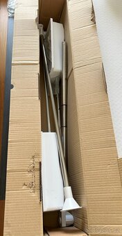 Sklopná šatní tyč 690-920 mm bílá/chrom - - 6