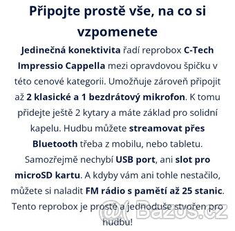 Párty reproduktor C-TECH Impressio Cappella - 6