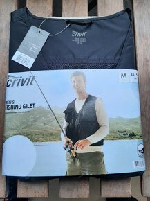Rybářská vesta, černá barva, nová, velikost M 48/50 EUR, mno - 6