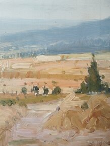 obraz PODHORSKÁ KRAJINA, olej, Josef Fiala - 6