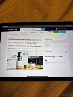 Odšťavňovač Bosch MESM500W bilý - 6