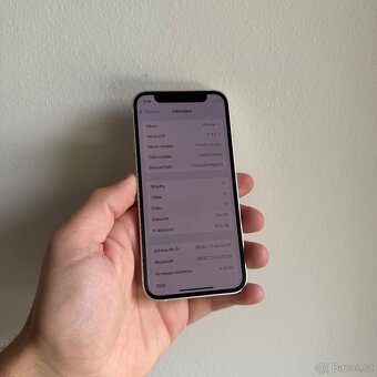 APPLE IPHONE 12 MINI 64GB-BÍLÝ-BATERIE 100% - 6