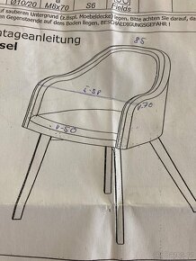 Jídelní židle/křesla-Nové 6 ks VITO - 6