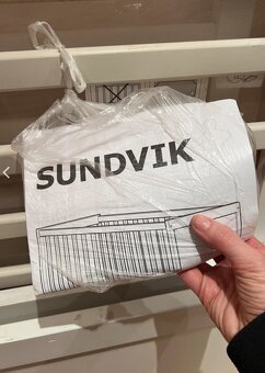 IKEA Sundvik dětská postýlka bílá 60x120cm s matraci - 6