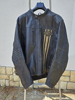 Kožená Harley Davidson bunda TRIPLE VENT 4XL - 6