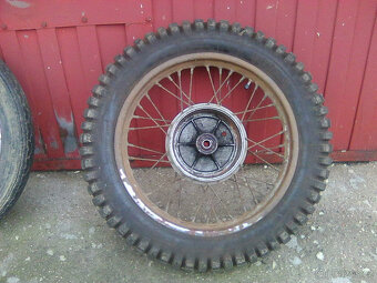 Jawa 250/350 Panelka - p.vidle,kola,skoro nová rozeta,karbur - 6