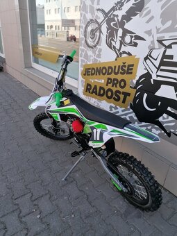 Pitbike Shark 125ccm 17x14 zelená - 6