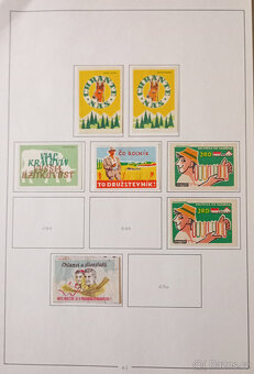 Album 187 zápalkových nálepek Slovensko 1959–1960 - 6