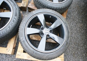 Italska alu kola R17 na Skoda Audi Seat VW zimni pneu - 6